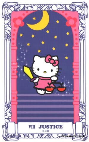 Hello Kitty Tarot Cards by Ryugi Kagami